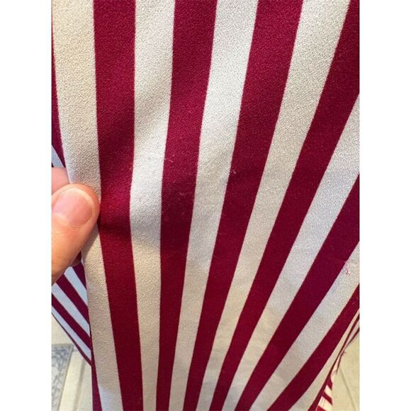 New York & Company Women's XXL Striped Short Sleeve Blouse Casual - Picture 3 of 9